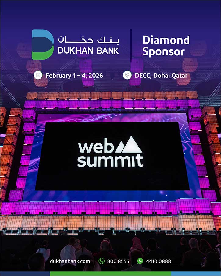 Dukhan Bank Announces Diamond Sponsorship of Web Summit Qatar 2026 Dukhan Bank Announces Diamond Sponsorship of Web Summit Qatar 2026 - dukhan bank