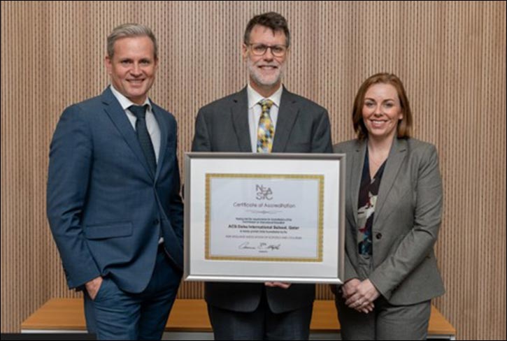 ACS Doha International School Receives NEASC Commission on International Education Accreditation Status, Globally Recognized as a Standard of Excellence. ACS Doha International School Receives NEASC Commission on International Education Accreditation Status, Globally Recogniz...