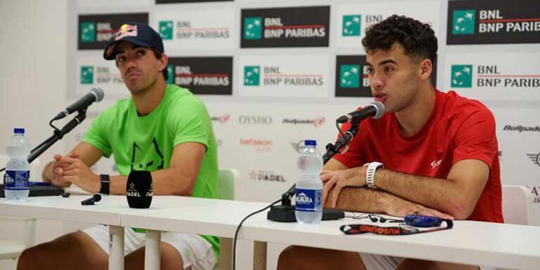 BNL Italy Major Premier Padel, Lebron: "We want to win". Augsburger: "Happy to play alongside Juan" - ...