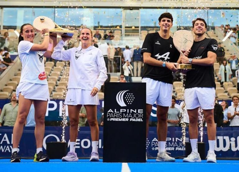 Premier Padel Alpine Paris Major The Coello-Tapia rule. Fourth straight Roland Garros title for Arturo and Agus. Sanchez-U...